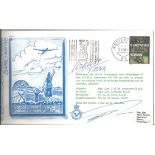 World War Two flown cover (RAFAC 17) 40TH Anniversary Operation Manna 29th April-5th May 1985 signed