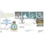 Lighthouses 1998 official RAF FDC55 cover. The Squadrons of the Royal Air Force signed by Wing