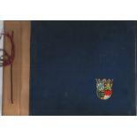 WW2 original vintage Eagles Nest Berchtesgaden and Top Brass photo album. Bound album containing