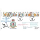 The Queen's Beasts 1998 official RAF FDC54 cover. The Squadrons of the Royal Air Force signed by