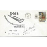John Manke US X24b Test Pilot signed 1973 X24b US FDC with Edwards AF base CDS postmark. Good