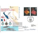 Fleet Air Arm World War Two flown cover signed by Cdr. B. A. MacCaw DSC (CO No. 888 Sqn.) and