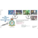 Children's Television 1996 official RAF FDC41 cover. The Squadrons of the Royal Air Force signed
