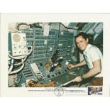 Skylab colour Ed Gibson onboard 10 x 8 Space photo with US stamp and 14/5/74 Houston CDS postmark.