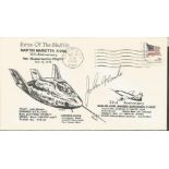 John Manke US X24b Test Pilot signed 1980 X24a 10th ann Supersonic flight US FDC with Edwards AF