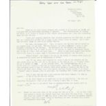 Nicky Ross WW2 617 Sqn Tirpitz Raider hand written detailed letter regarding V3 site raids,