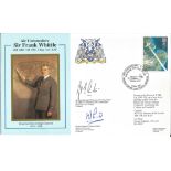 Aviation FDC Air Commodore Sir Frank Whittle OM, KBE, CB. Cover shows Whittle explaining his