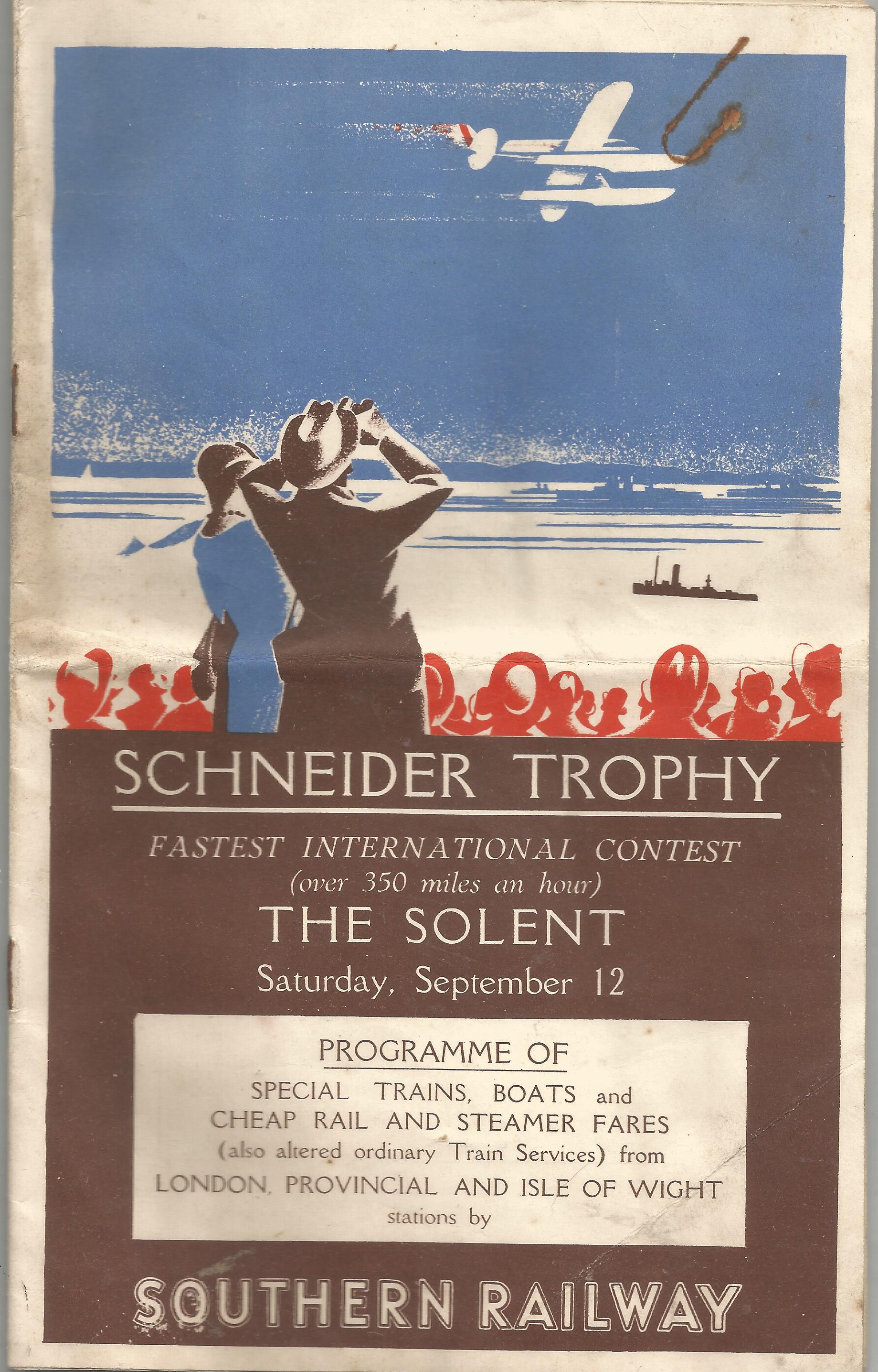 1929 SCHNEIDER TROPHY ARCHIVE: A wide-ranging collection of material relating to the Schneider - Image 6 of 10