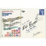 RAF Flown Cover 21st Anniversary of the Hawker Siddeley Hunter at the Farnborough Air Show,