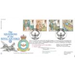 Missions of Faith 1997 official RAF FDC45 cover. The Squadrons of the Royal Air Force signed by Wing