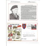 Gnrl Sir Kenneth Darling GBE KCB DSO signed Advance to the Elbe JS50 45 8 50th ann WW2 cover and