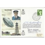 Major G H Scott, CBE, AFC official signed RAF First Day Cover RAFM HA15. Signed by W W Ballantyne.