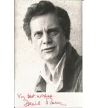 Daniel Massey Actor Signed Photo. Good Condition. All signed pieces come with a Certificate of