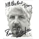 Ian Thompson signed 5x4 b/w photo. British actor. Dedicated. Good Condition. All signed pieces