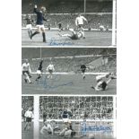 Autographed 12 X 8 Photo, Scotland 1967, A Superb Montage Of Images Depicting Scotland's Goals In