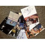 Music collection 8 signature piece and flyers signatures include KT Tunstall, Gilbert O'Sullivan,