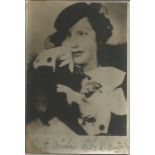 Bebe Daniels signed 7x5 vintage photo. Good Condition. All signed pieces come with a Certificate