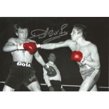 Autographed 12 X 8 Photo, Dave 'Boy' Green, A Superb Image Depicting The British And European