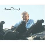 David Attenborough signed 10x8 colour nature photo. Good Condition. All signed pieces come with a