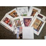 Theatre collection 11 signature piece and flyers signatures include Lee Mack, Jenny Éclair, Edward