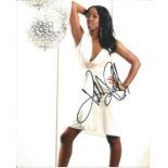 Kelly Rowland signed 10x8 colour photo. Good Condition. All signed pieces come with a Certificate of