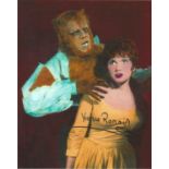 Yvonne Romain The Curse of the Werewolf hand signed 10x8 photo. This beautiful hand-signed photo