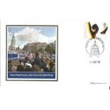Olympic commemorative FDC Victory parade through London for the 2008 medal winners PM Royal mail