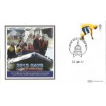 Olympic commemorative FDC London 2012 days to go until opening ceremony PM Royal Mail London EC 23rd