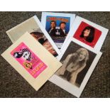Theatre and Music collection 5 signature and flyers signatures include Donny Osmond, George