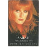 Sarah Ferguson Duchess of York hardback book titled My Story signed on the inside title page