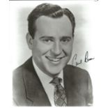 Carl Reiner signed 10x8 b/w photo. Good Condition. All signed pieces come with a Certificate of