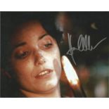 Karen Allen Raiders of the Lost Ark hand signed 10x8 photo. This beautiful hand-signed photo depicts