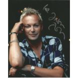 Julian Clary signed 10x8 colour photo. Good Condition. All signed pieces come with a Certificate