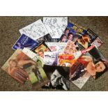Film and Theatre collection 20 signature piece and flyers signatures include Rob Lowe, John