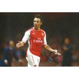 Santi Cazorla Signed Arsenal 8x12 Photo. Good Condition. All signed pieces come with a Certificate