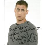 Michael Socha signed 10x8 colour photo. Dedicated. Good Condition. All signed pieces come with a