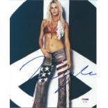 Kylie Bax signed 10x8 colour photo. Comes with a PSA/DNA certificate with a matched hologram sticker