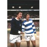 Autographed 12 X 8 Photo, Roger & Ian Morgan, A Superb Image Depicting The Morgan Twins Roger Of