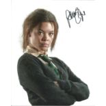 Scarlett Byrne Harry Potter hand signed 10x8 photo. This beautiful hand signed photo depicts