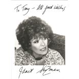 Janet Suzman signed 7x5 b/w photo. Actress. Dedicated. Good Condition. All signed pieces come with a