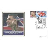 Olympic Gold Medallist FDC signed by Jonathan Edwards Triple Jump Sydney 2000 PM Wimbledon Park Road