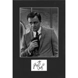 Robert Vaughn signature piece mounted below b/w photo. Approx. overall size 15x11. American actor