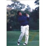 Michael Campbell Signed Golf 5x7 Photo. Good Condition. All signed pieces come with a Certificate of