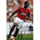 Football Antonio Valencia 10x8 overall mounted signed colour photo pictured in action for Manchester