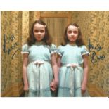 Lisa & Louise Burns The Shining hand-signed 10x8 inch photo. This beautiful hand-signed photo