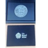 Waterloo Royal Mint Pistrucci Waterloo Medal in impressive presentation box with descriptive