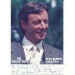 Peter McEnery signed 6x4 colour photo. British actor. Dedicated. Good Condition. All signed pieces