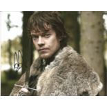 Alfie Allen signed 10x8 colour photo. Good Condition. All signed pieces come with a Certificate of