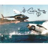 Caroline Munro 007 Spy Who Loved Me hand signed 10x8 photo. This beautiful hand-signed photo depicts