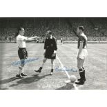 Autographed 12 X 8 Photo, Bolton V Man United, A Superb Image Depicting Bolton Wanderers Captain Nat